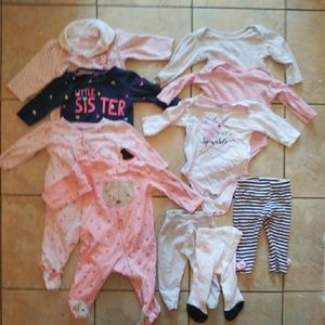 Baby Girl Clothes Bundle 3-6 months
